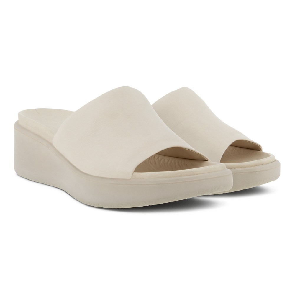 Sandalias Mujer - ECCO Flowt Lx Wedge - Beige - GIK835217